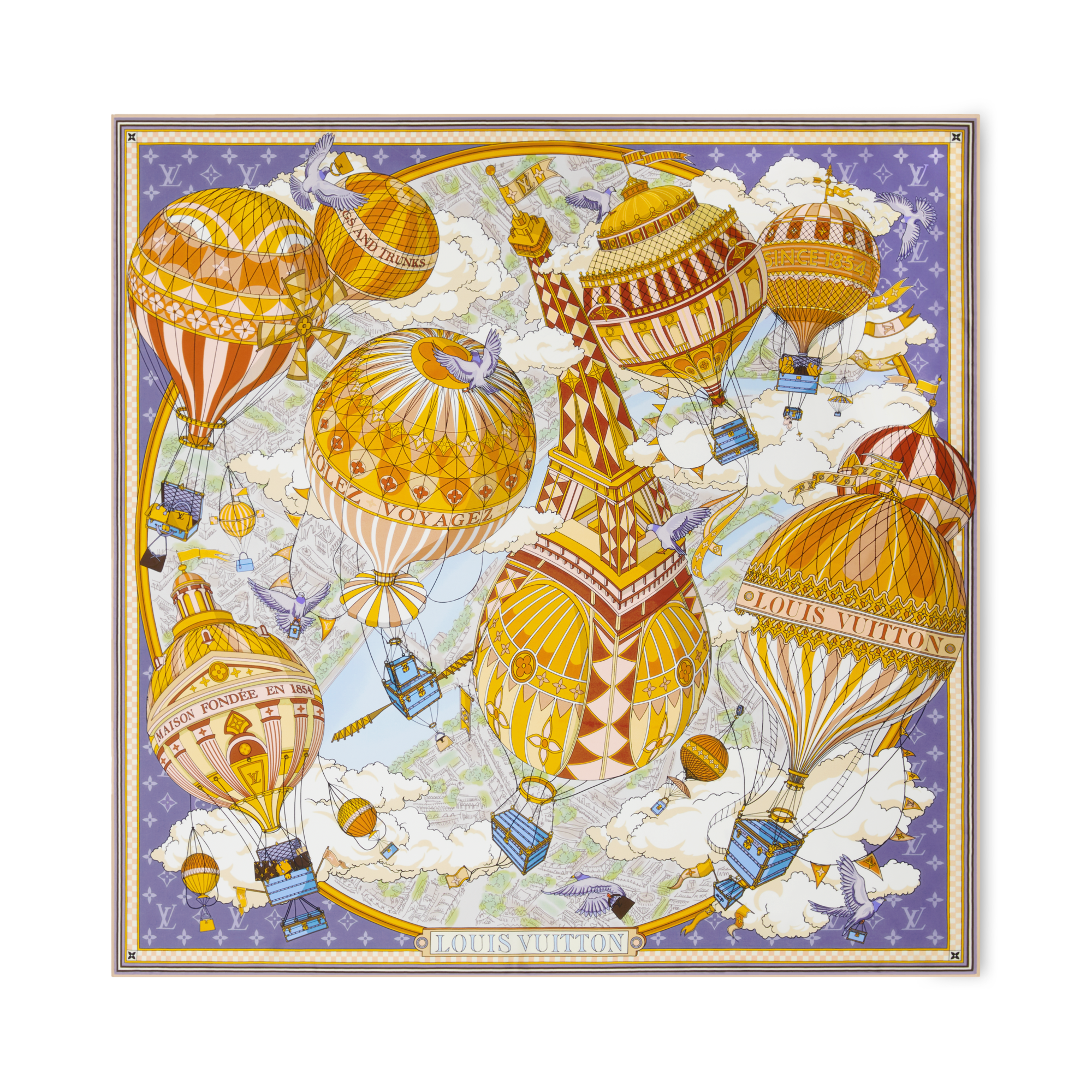 LV ART  From The Cloud Square 90 . - Accessories | LOUIS VUITTON